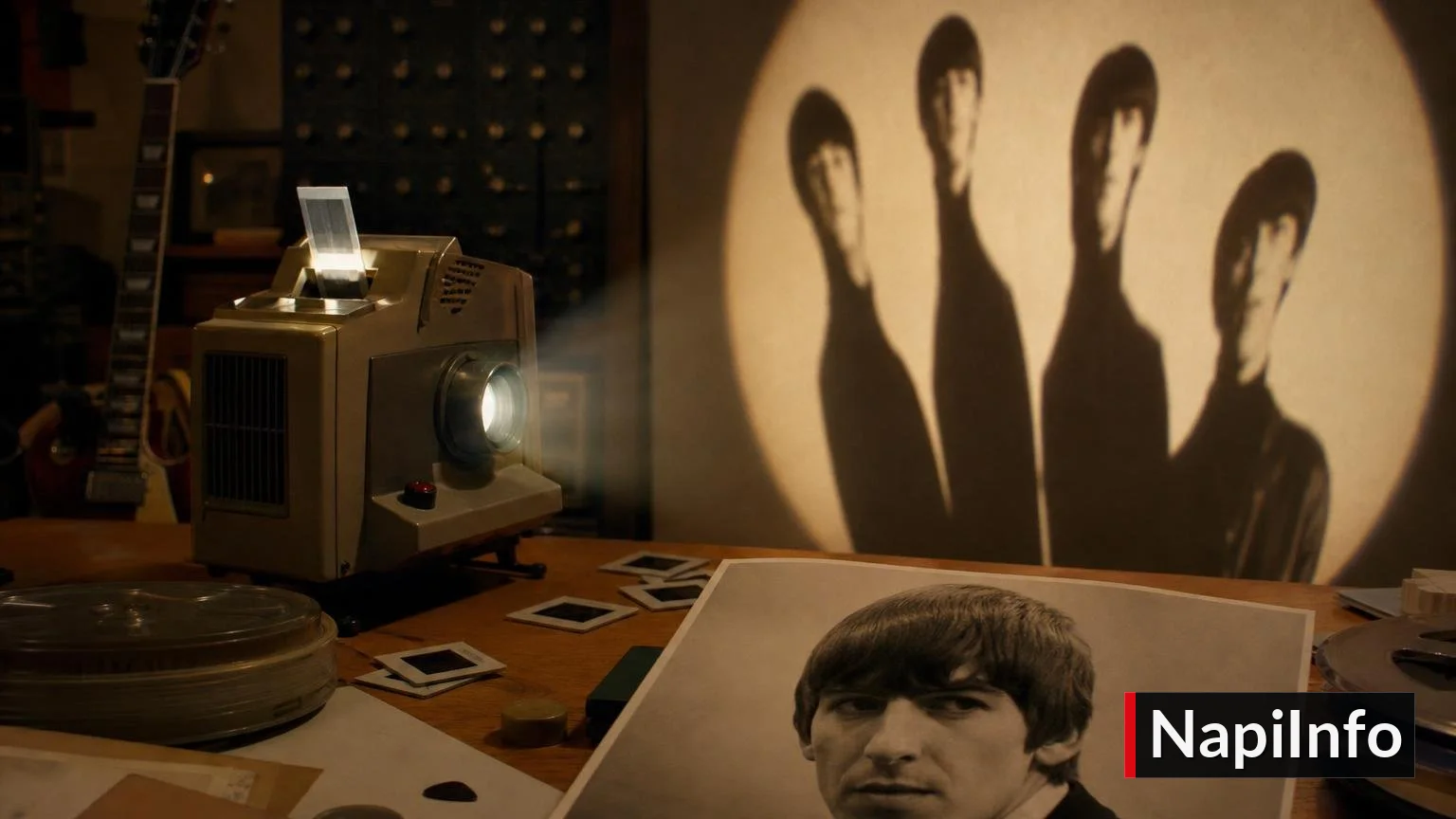 Egy hátradőlt vetítőlap adta a Rubber Soul híresen nyújtott borítóját