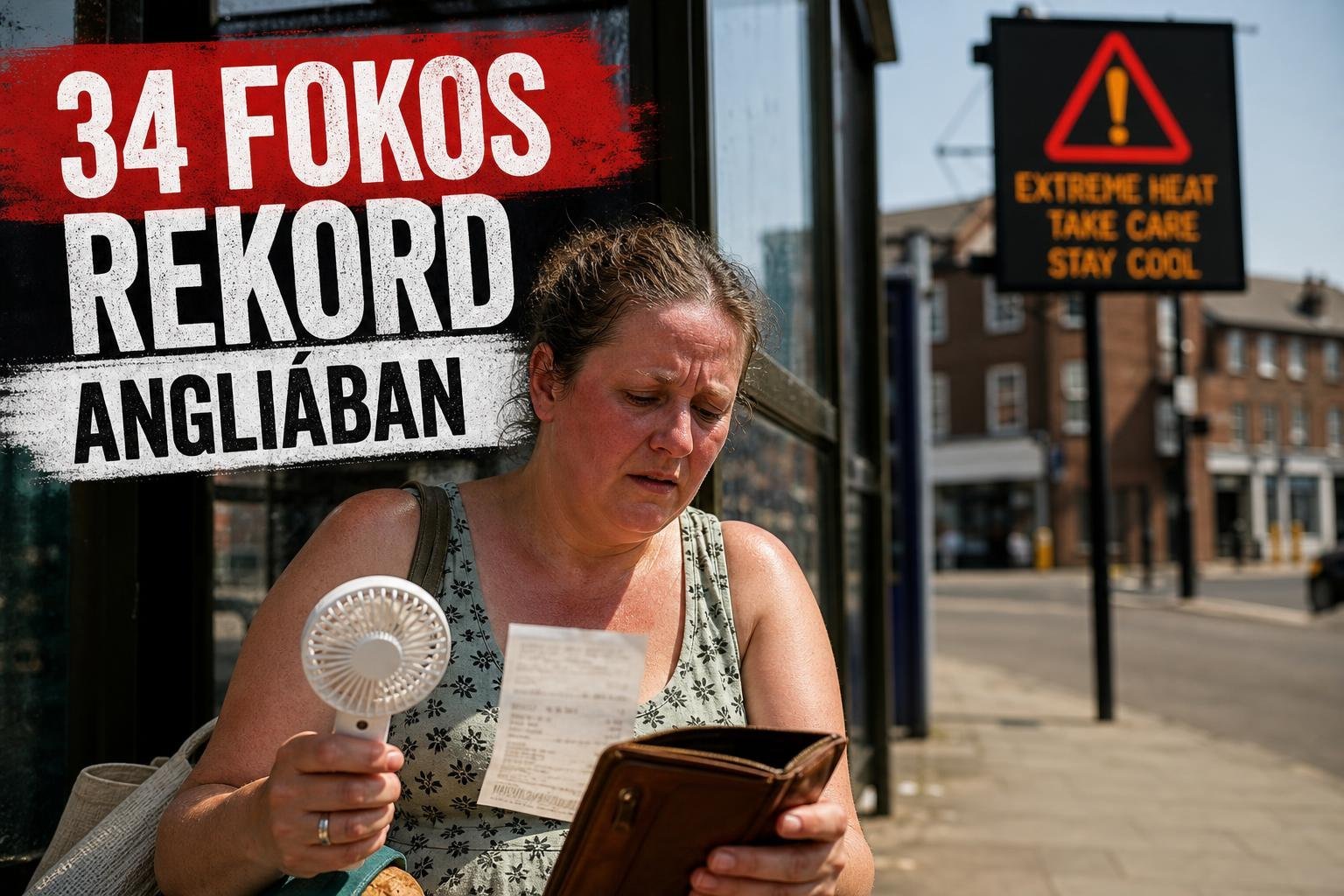 34 fokos rekord: szinte egész Anglia hőségriasztás alatt