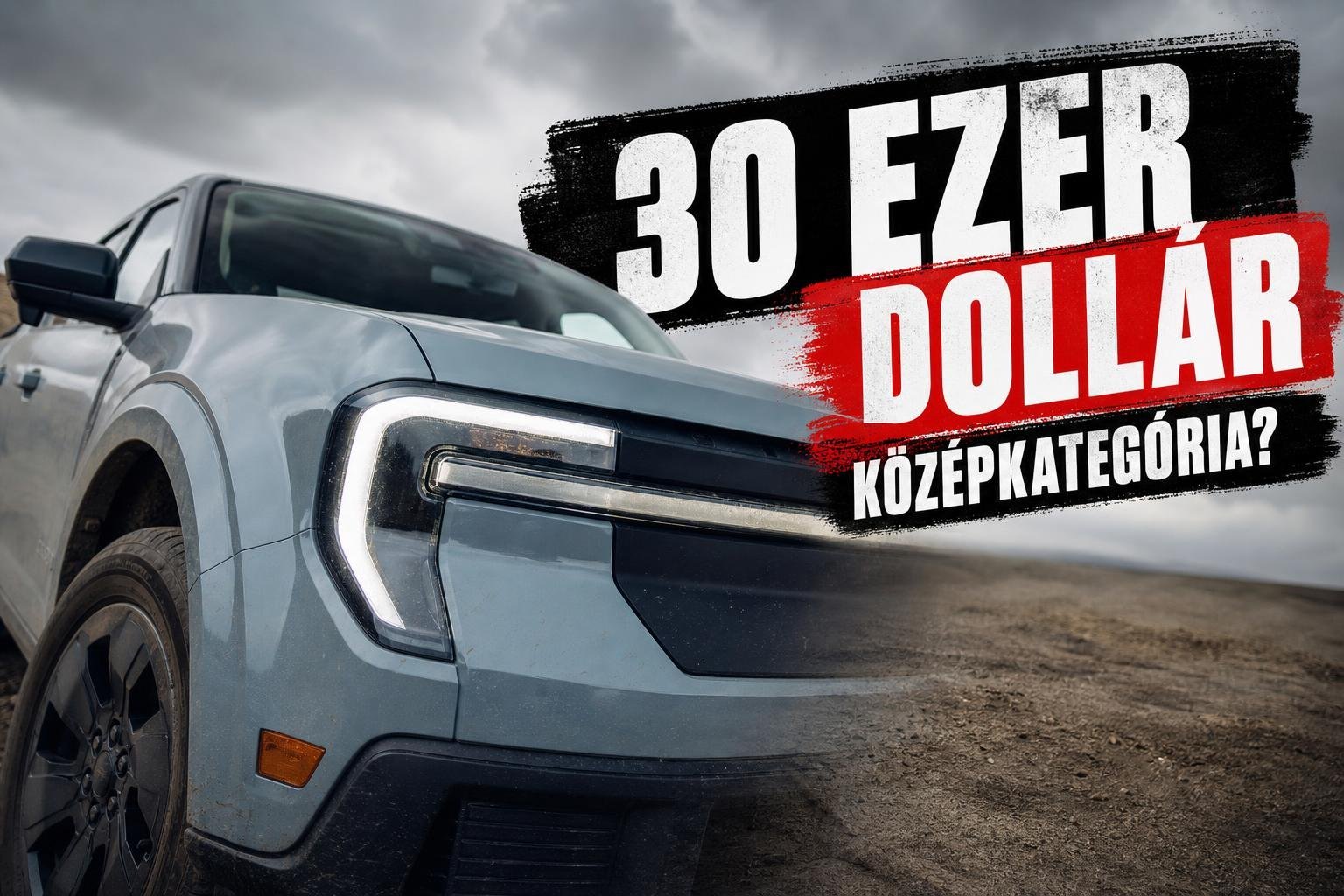 A Ford olcsó villanypick-upja mégsem középkategóriás