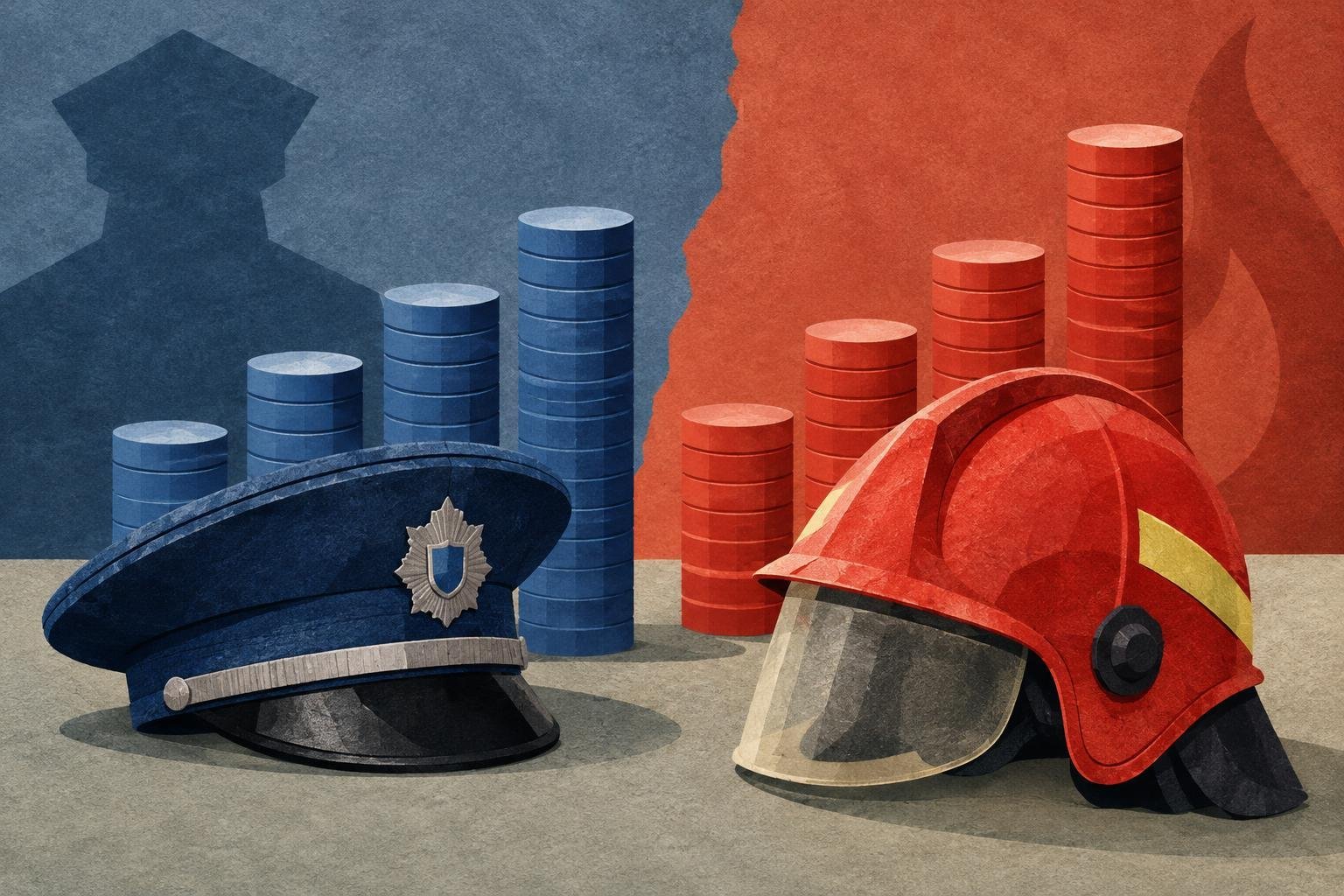 A cikk illusztrációja: A mértéket és az időzítést is bírálják a rendvédelmi béremelésnél