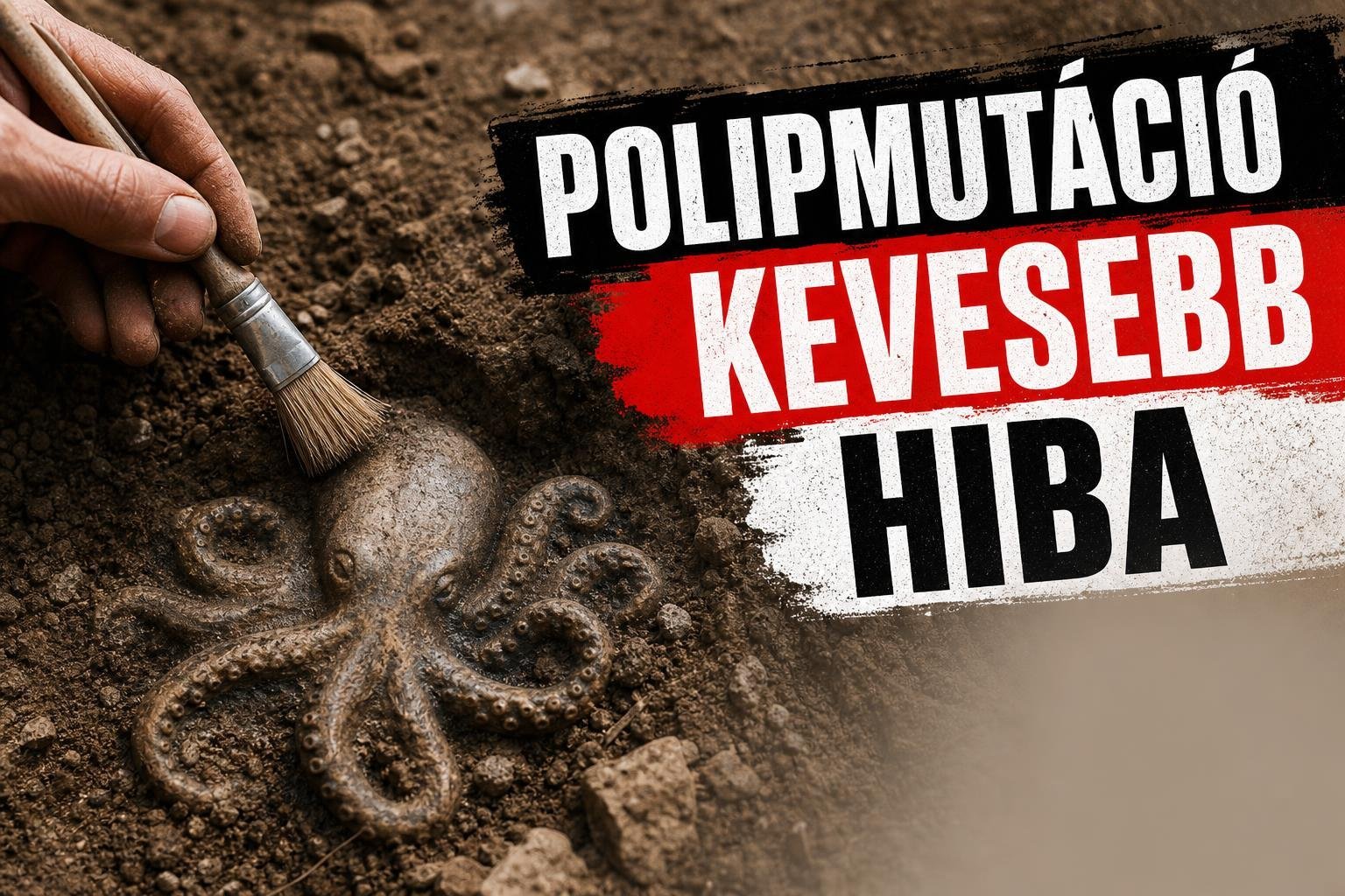 A polipok furcsa trükkje: kevesebb hibával gyártanak fehérjét