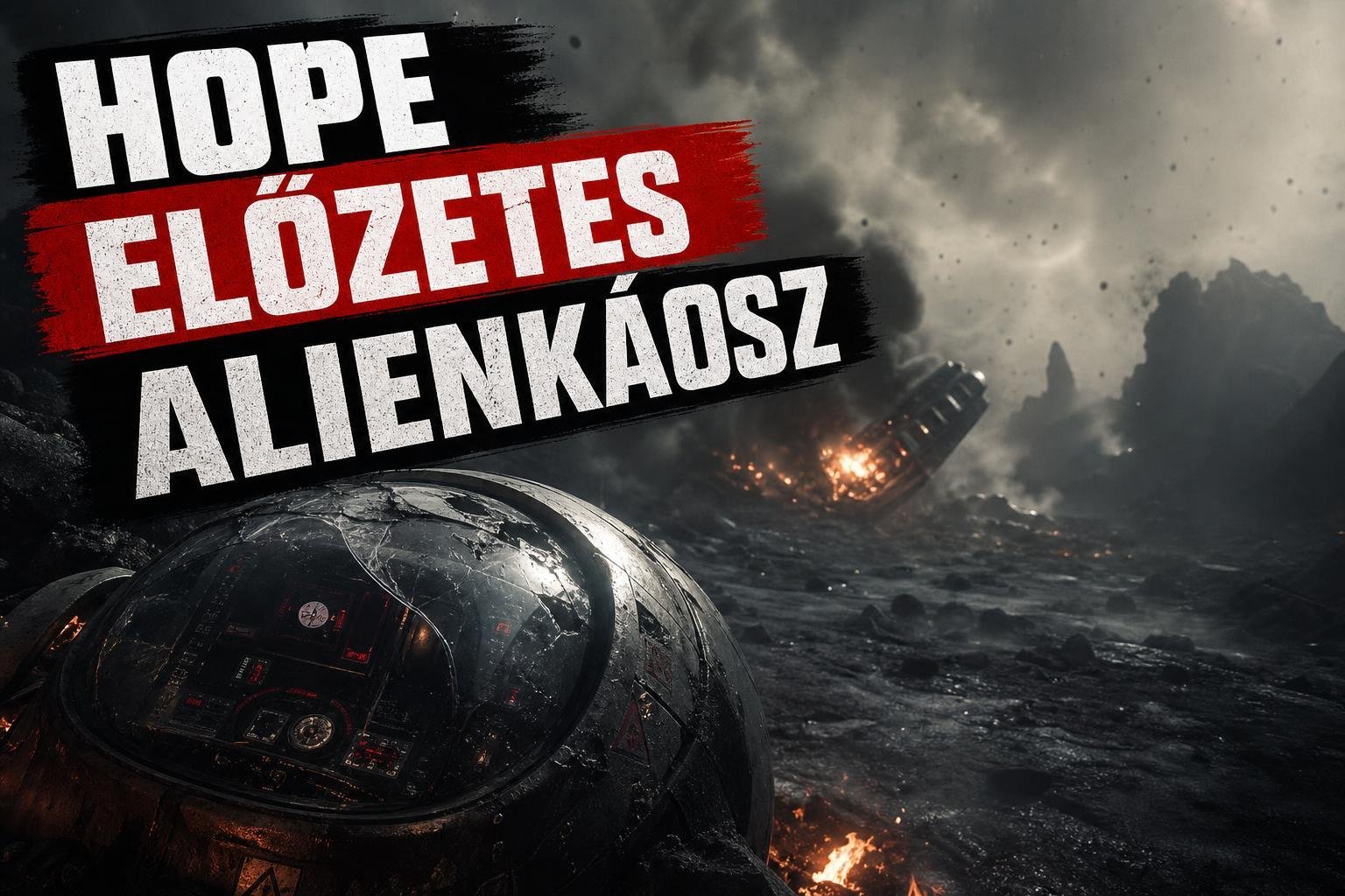 Lezuhanó űrhajók és alienkáosz: itt a Hope előzetese