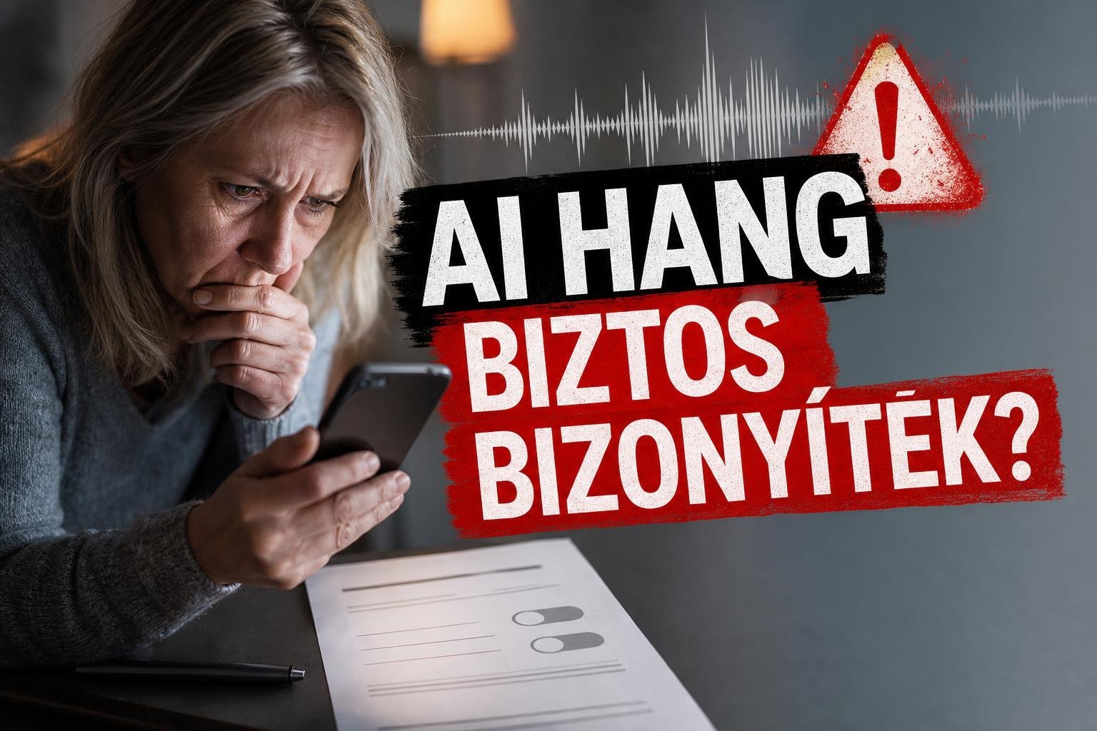 Már a családtag hangja sem biztos bizonyíték – így jöhetnek az AI-os telefonos csalások