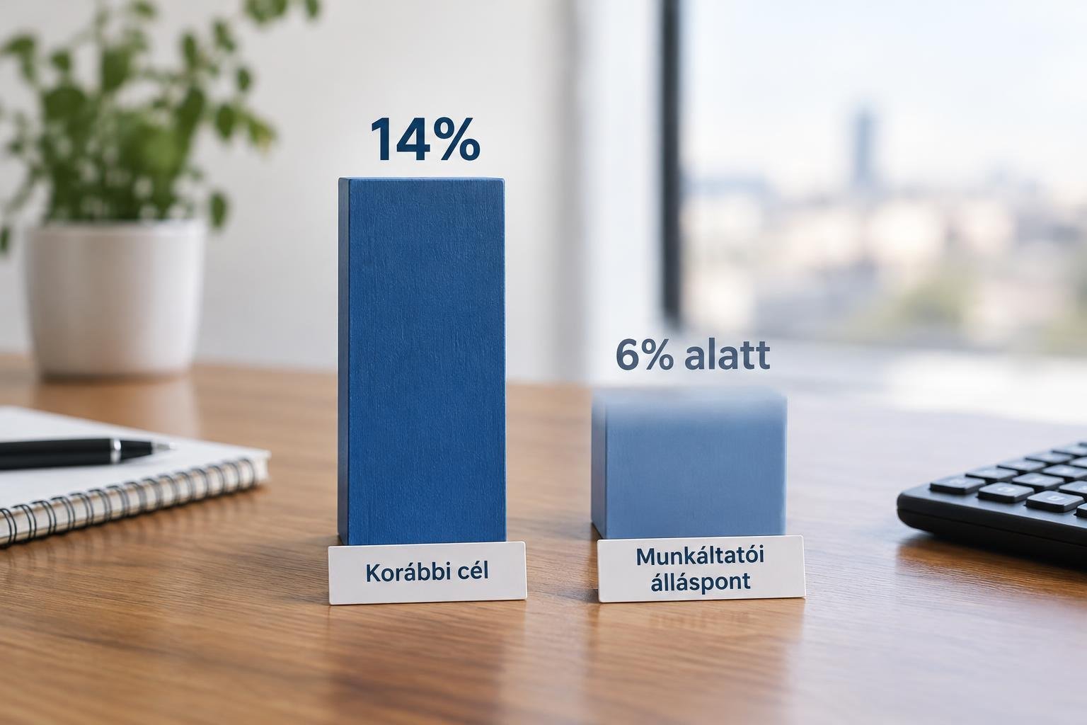 A cikk illusztrációja: Minimálbér 2027: 14 helyett 6 százalék alatti emelést tartanának indokoltnak a munkaadók