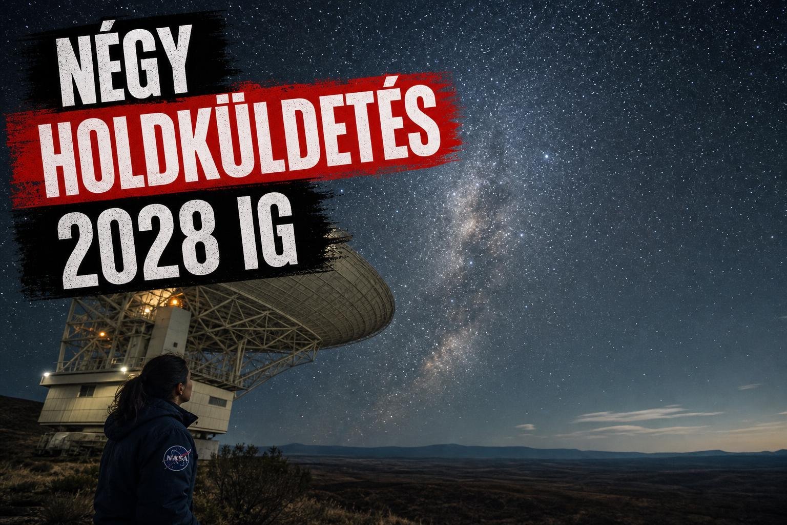 Négy új holdküldetés készítheti elő a NASA holdbázisát