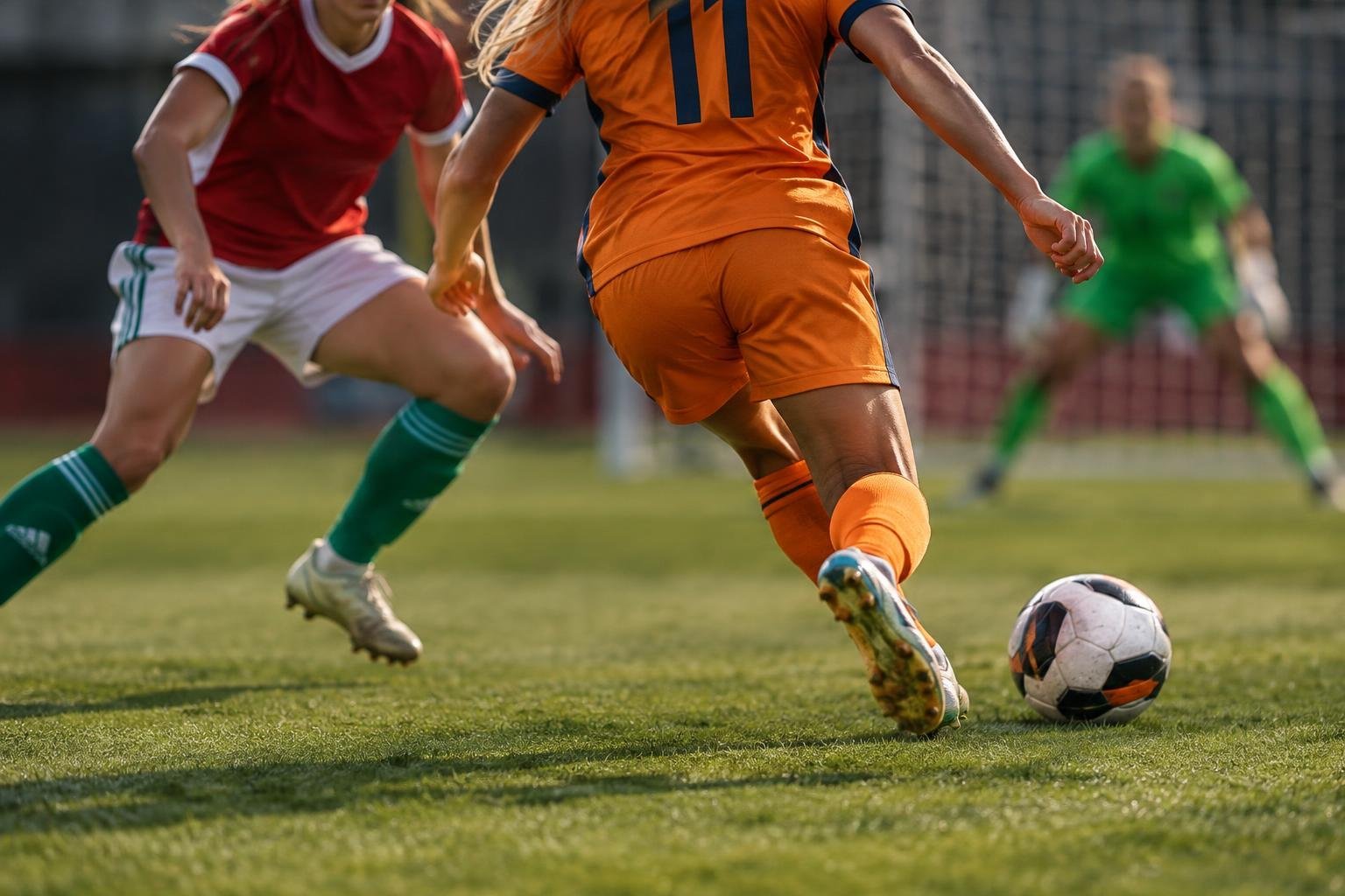 A cikk illusztrációja: Súlyos vereséget szenvedett Hollandiától a magyar női futballválogatott