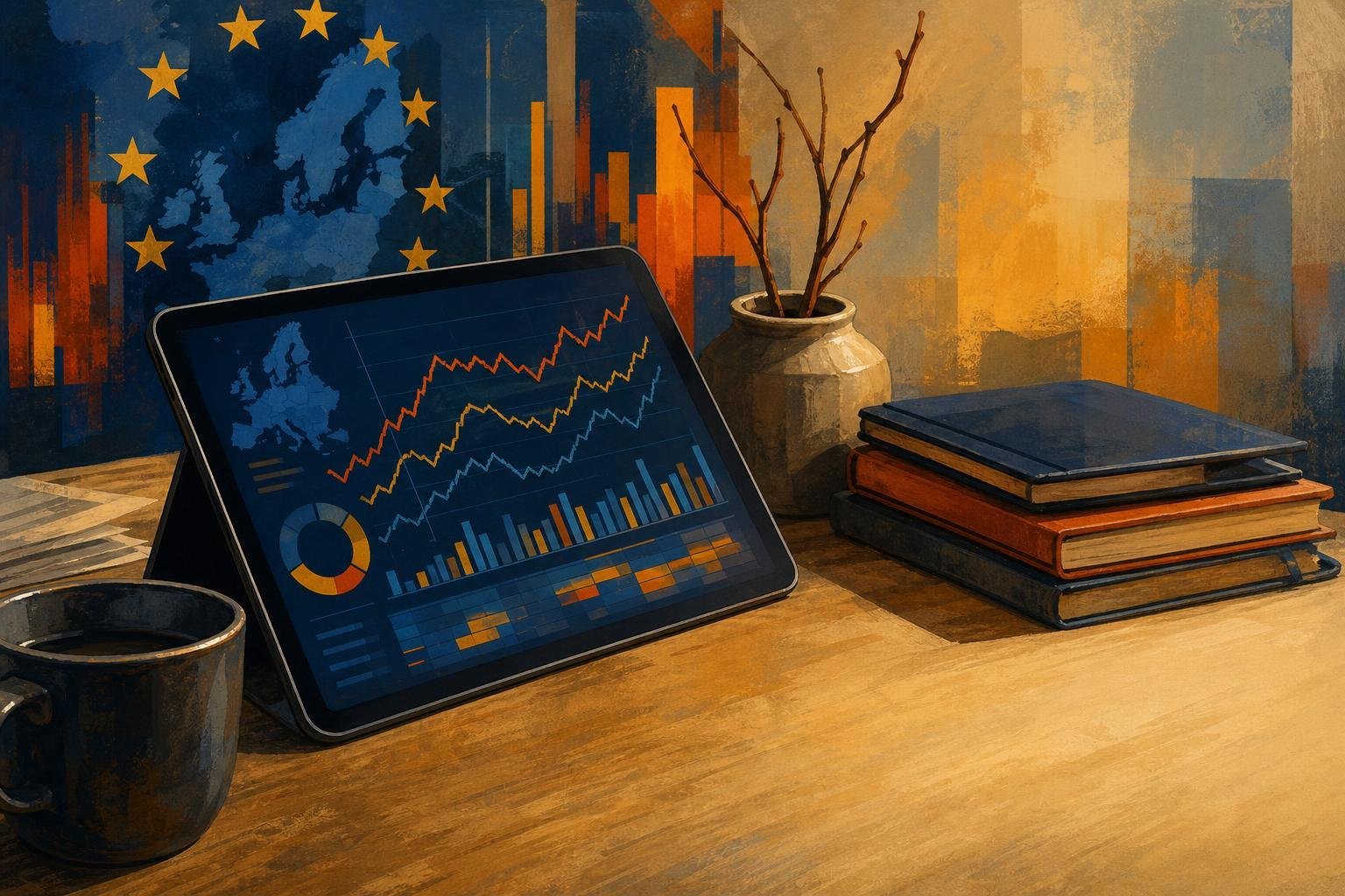 A cikk illusztrációja: Új Eurostat-áttekintő segít egy helyen követni az uniós gazdasági jeleket