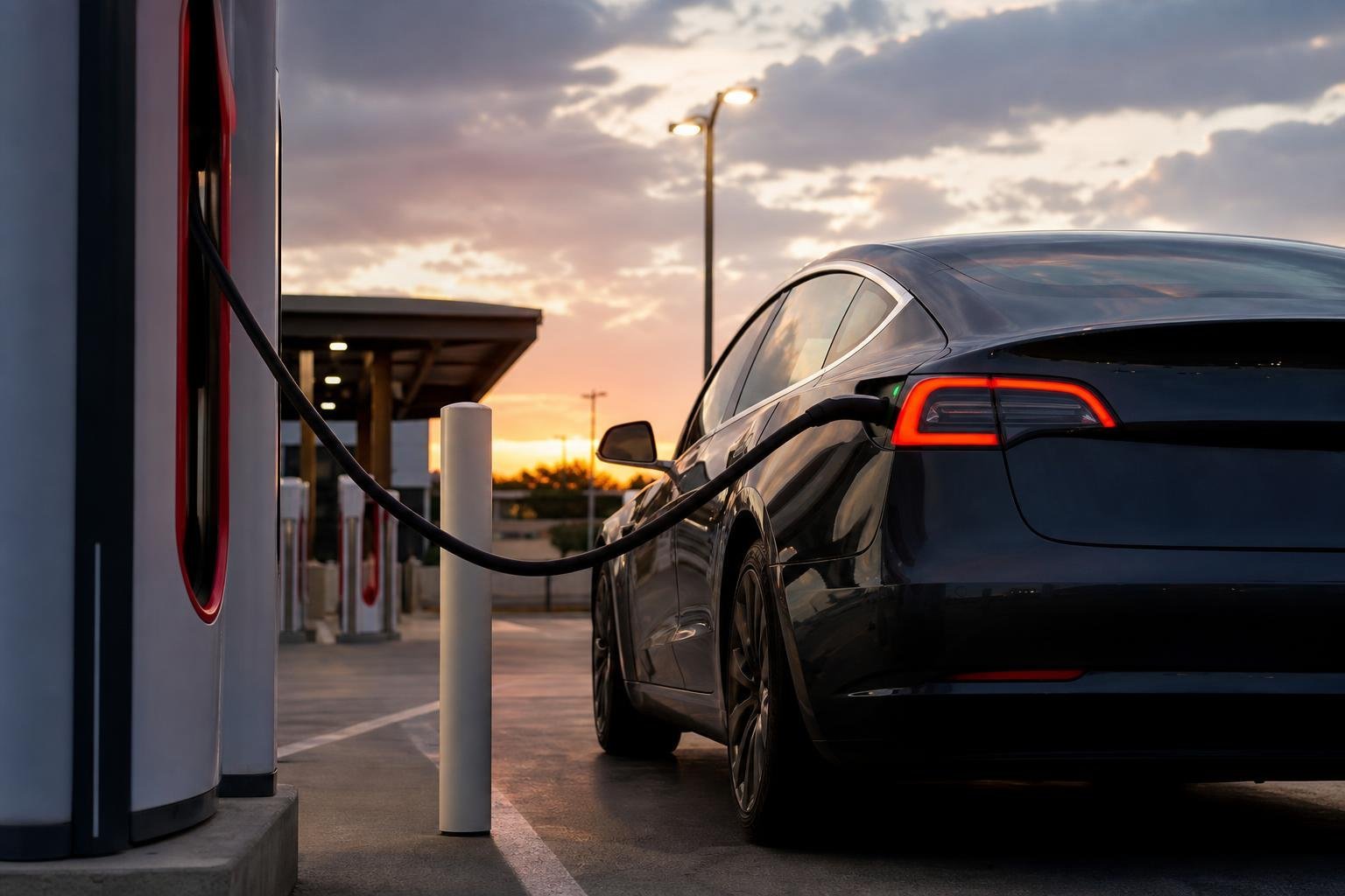 A cikk illusztrációja: Vészhelyzetben töltés közben is elhajthatnak a Tesla vezetői az Egyesült Államokban