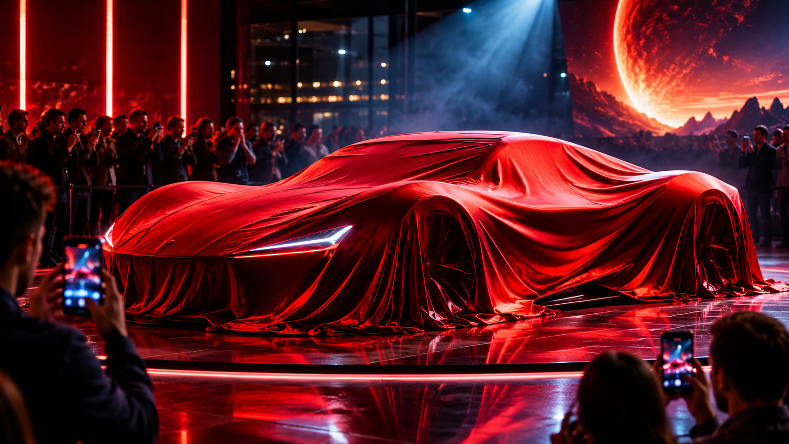 Ez lenne az első elektromos Ferrari? A rajongók már most szétszedik a formáját