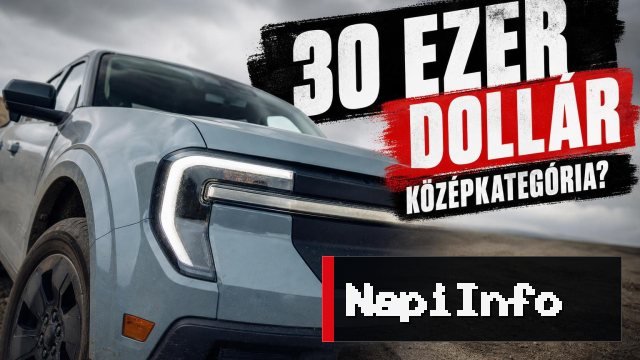 A Ford olcsó villanypick-upja mégsem középkategóriás