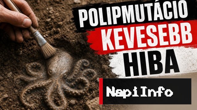 A polipok furcsa trükkje: kevesebb hibával gyártanak fehérjét