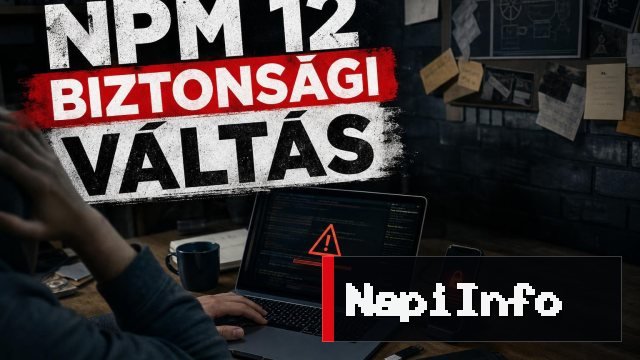 Az npm 12 húzása: alapból letiltja a telepítési scripteket