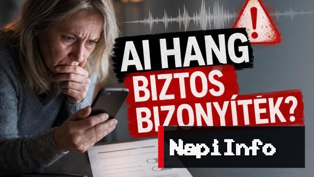 Már a családtag hangja sem biztos bizonyíték – így jöhetnek az AI-os telefonos csalások