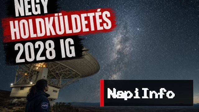 Négy új holdküldetés készítheti elő a NASA holdbázisát